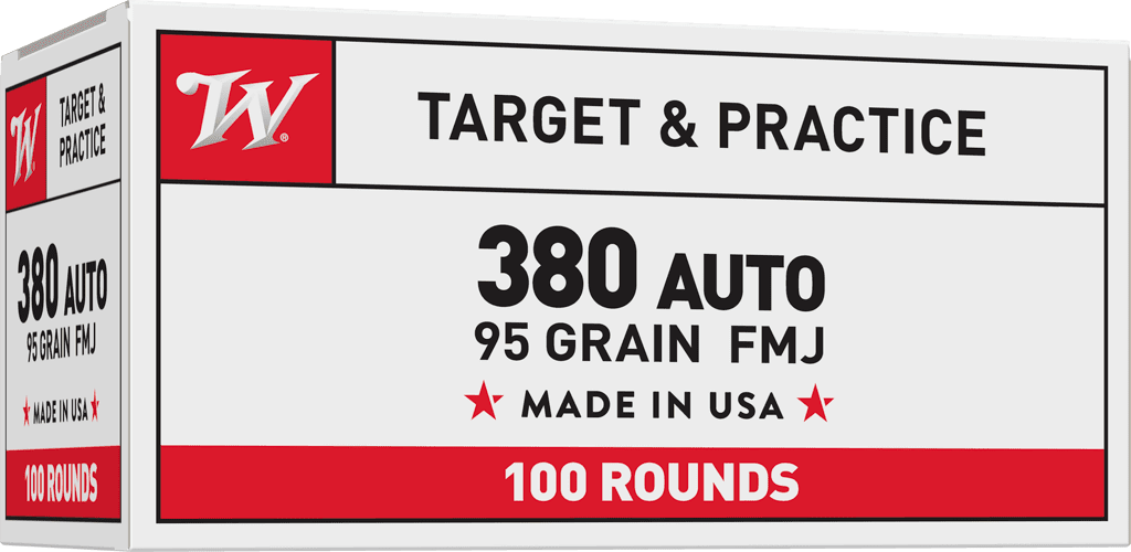 WINCHESTER USA 380ACP 95 GR FMJ VP