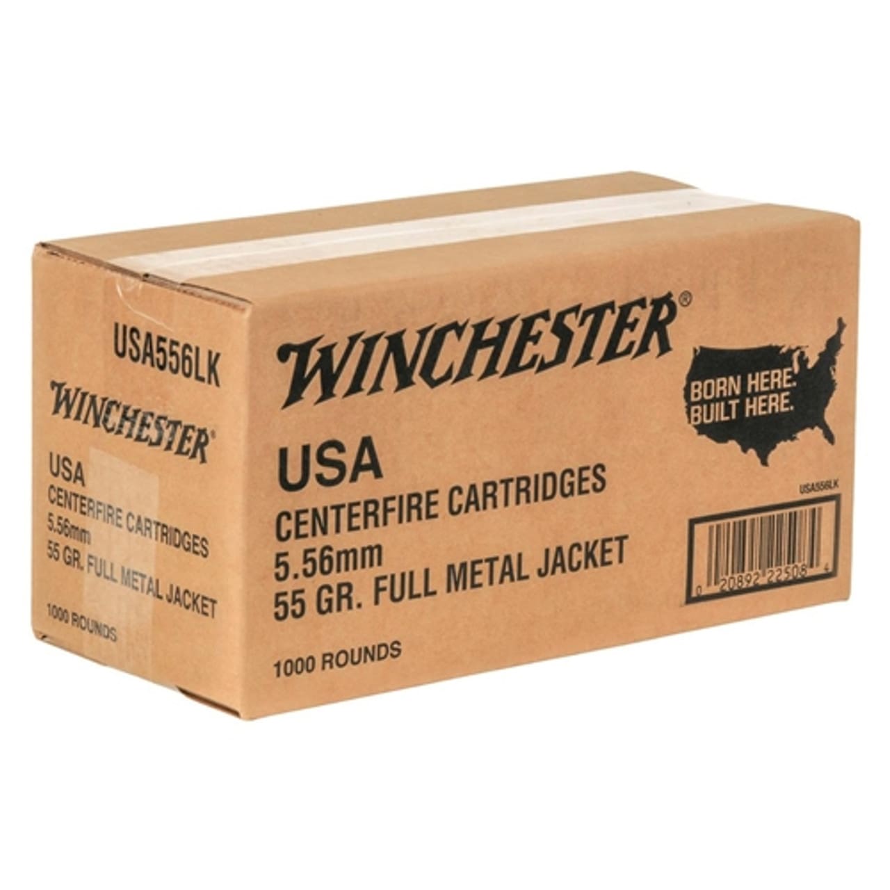 WINCHESTER 5.56 MM 193 55 FMJ WIN LC 100RD BULK 100 RD/BX 10 BX/CS