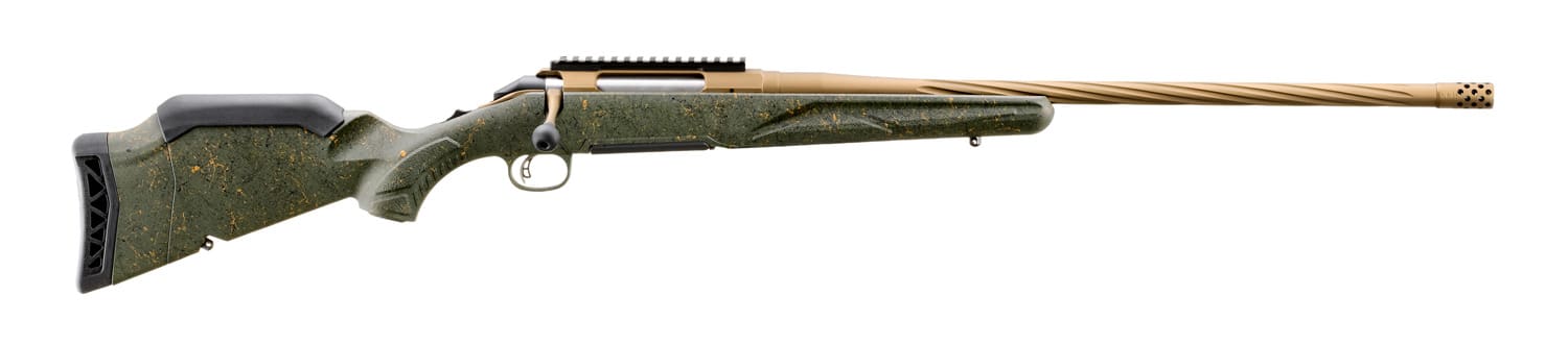 RUGER AMERICAN G2 PRED RFL 270 WIN 22″ T.B. SPIRAL BBL, GRN SPLTR,BRNT BRNZ 4RD