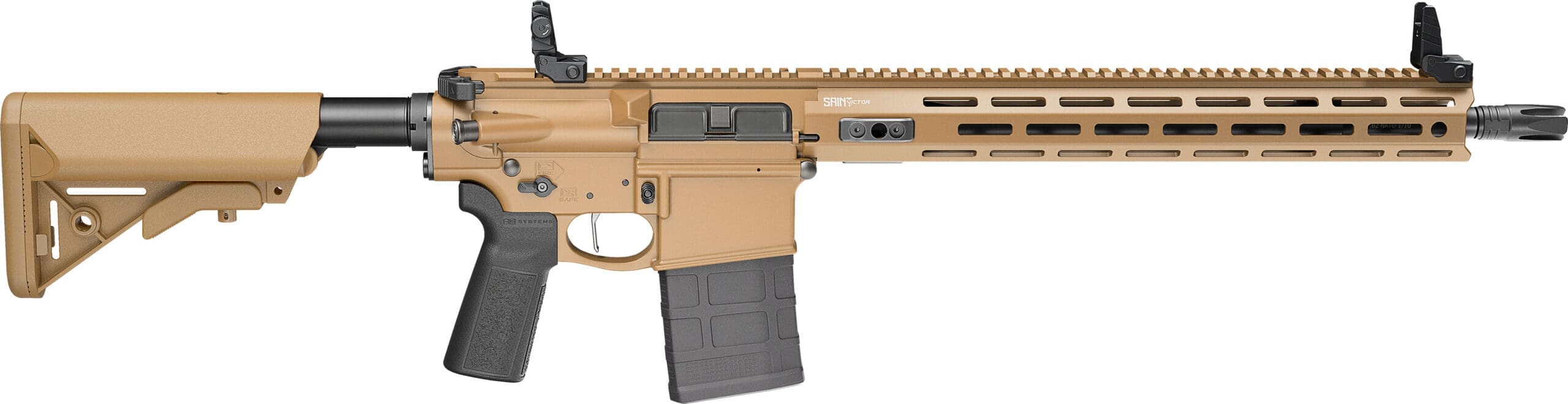 SPRINGFIELD ARMORY SAINT VICTOR V2 308 RIFLE COYOTE BROWN 16″ 1-20RD MAG