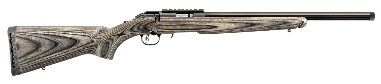 RUGER AMER RIMFIRE TRGT 22LR RFL BLK LAM STK 18″