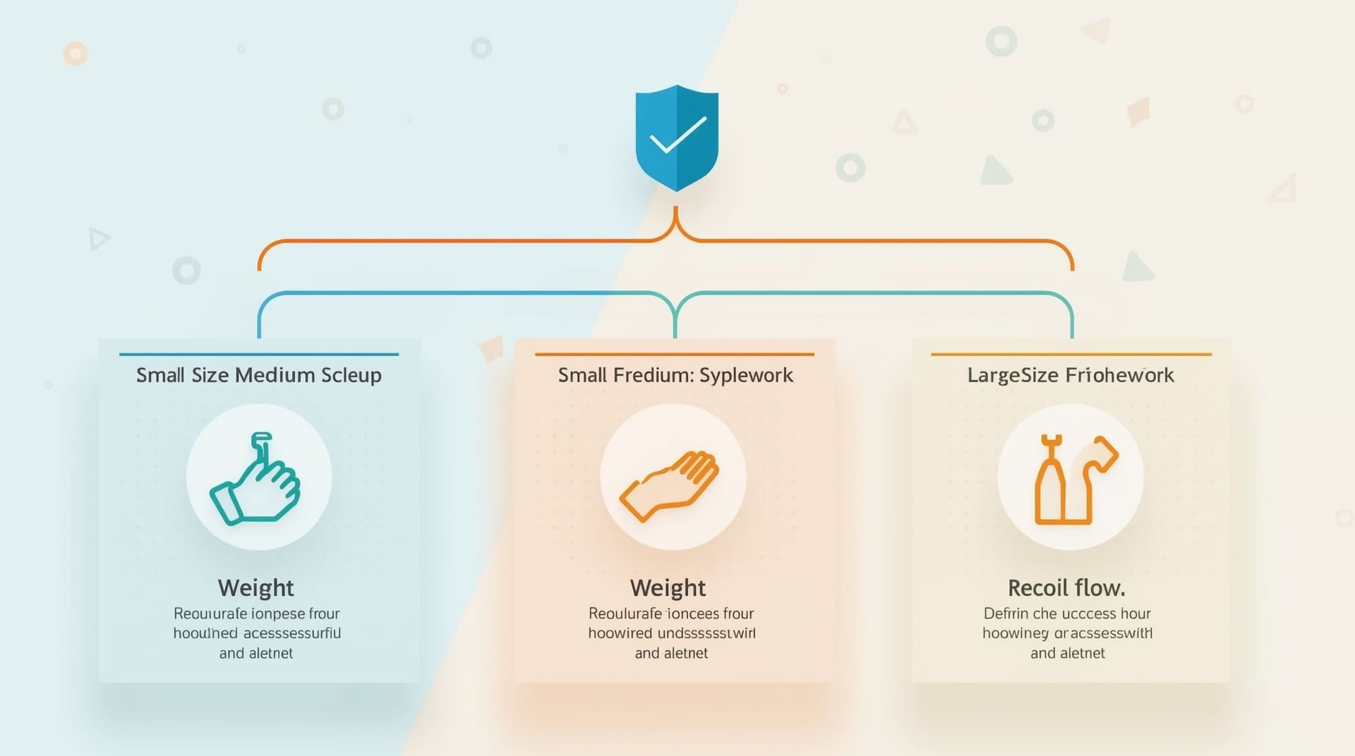 Infographic decision framework for choosing the right concealed carry handgun for women