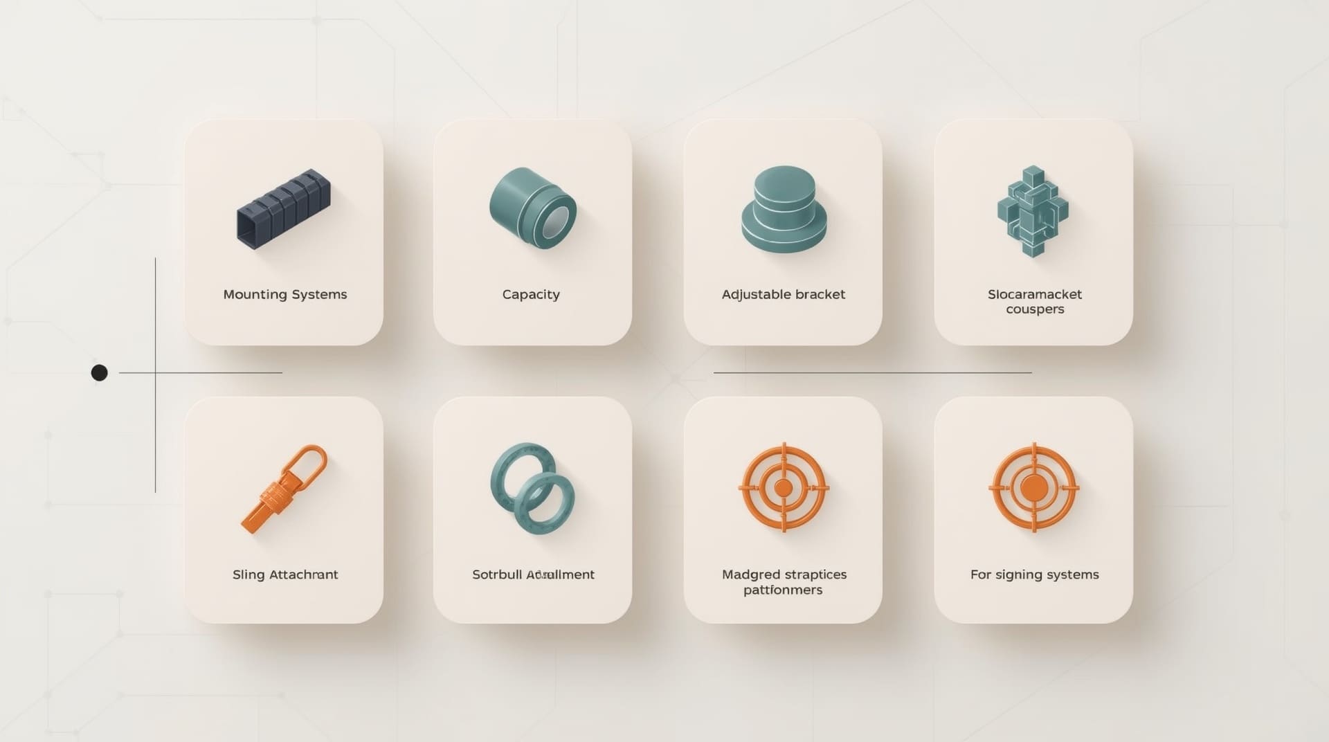 Infographic framework showing six key tactical semi-auto shotgun platform features as geometric icons