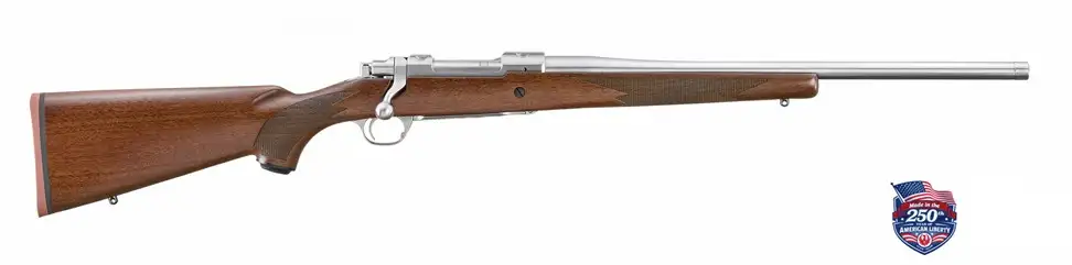 RUGER HAWKEYE 250TH ANNIVERSARY RIFLE 308WIN 20″ STS, WALNT STOCK 4RD