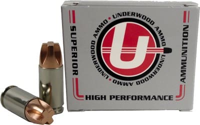 UNDERWOOD 9MM LUGER +P 115GR – XTREME PENETRATOR 20RD 10BX/CS