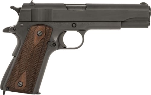 TISAS 1911A1 US ARMY 9MM – 5″ BBL 7RD WOOD GRIP/BLACK
