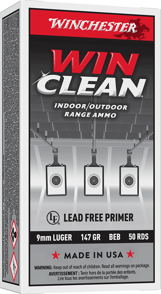WINCHESTER 9 MM SUPER-X TARGET WINCLEAN 147 GR 50 RD/BX 10 BX/CS