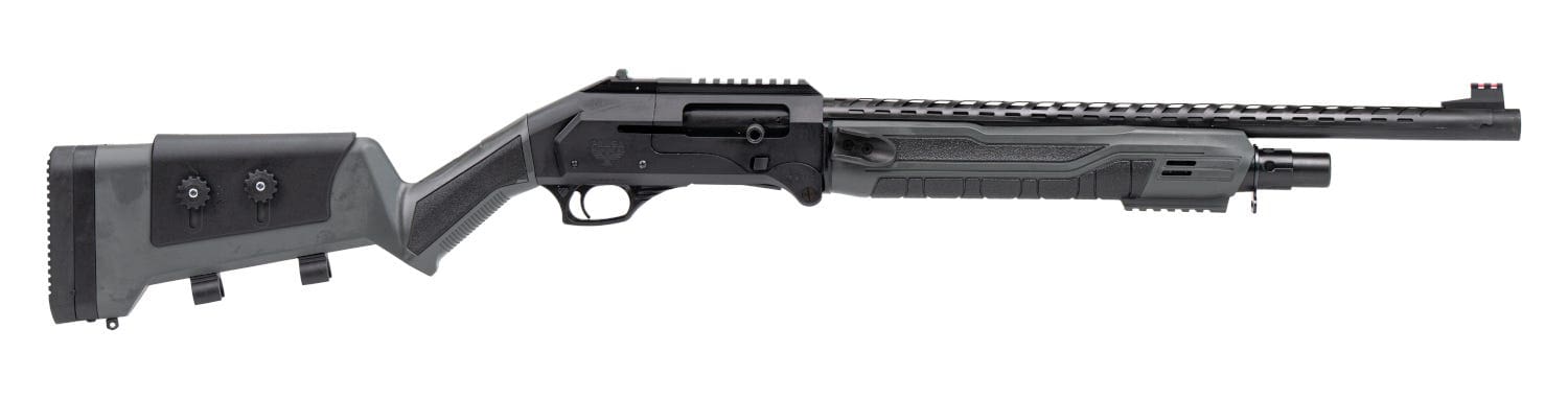 PANZER ARMS FS1 PRO 12G 3″ SHOTGUN 20″ FOLDING, BLK/GRAY, MOBILE CHOKE, 5RD